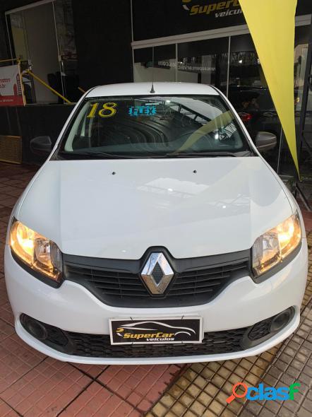 RENAULT SANDERO AUTHENTIQUE FLEX 1.0 12V 5P BRANCO 2018 1.0