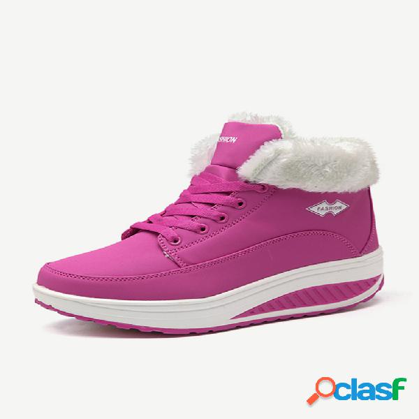 Sapatos Casuais Com Platforma Sola Rocker Botas Com
