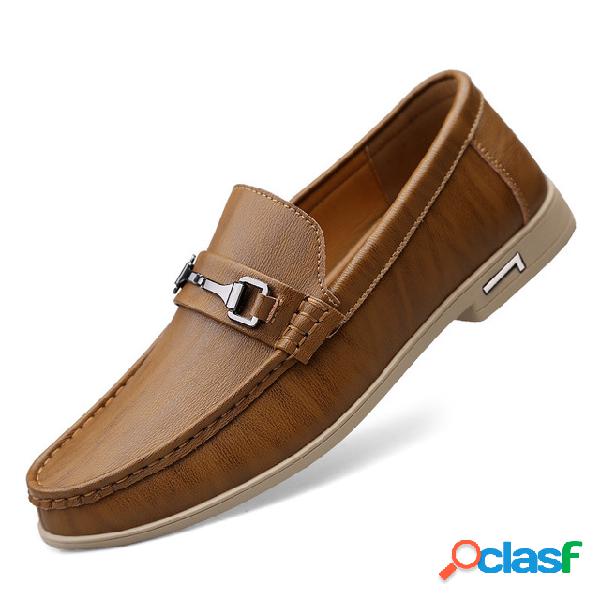 Temporada Sapatos de Couro dos homens Novos Homens de