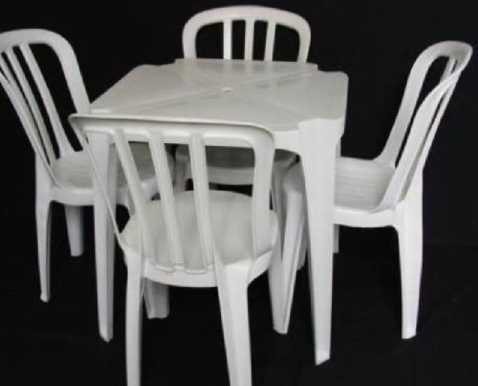 Mesas e Cadeiras Bistrô certificadas para até 182kg