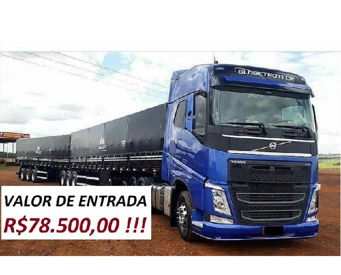 Volvo Fh 540 6x4 Ishift Globetrotter 2017 Rodotrem 9 Eixos