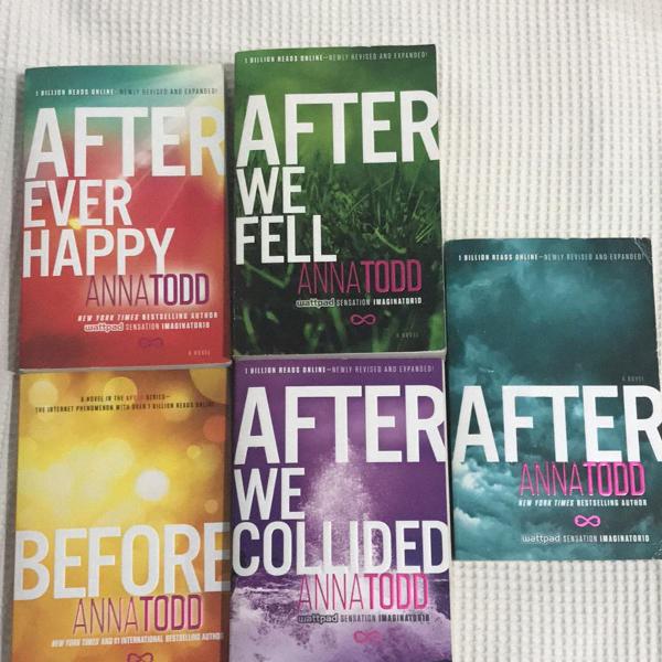 coleção after anna todd em inglês