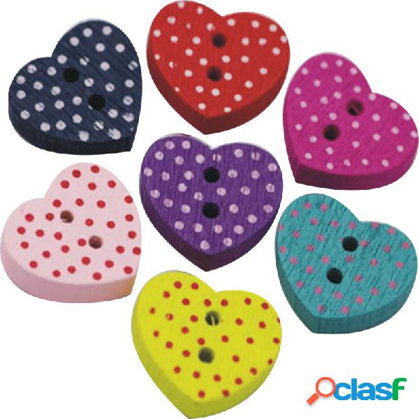100pcs pentagrama ameixa flores botões de costura de