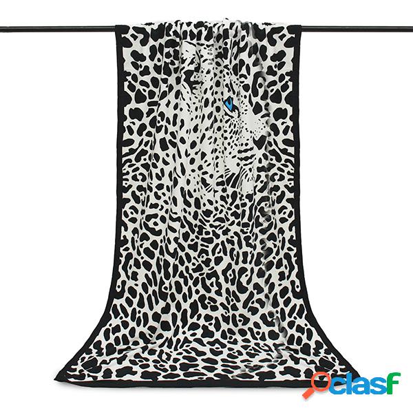 100x180 cm Cavalos Leopardo Tarja Impressão Microfibra