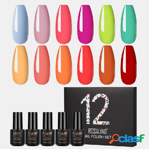 12 PCS Gel Polonês Conjunto Para Manicure UV Cores Gel