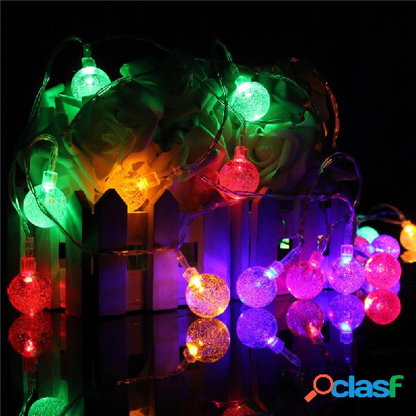 3M 20LED Bateria Bubble Ball Fairy String Lights Garden