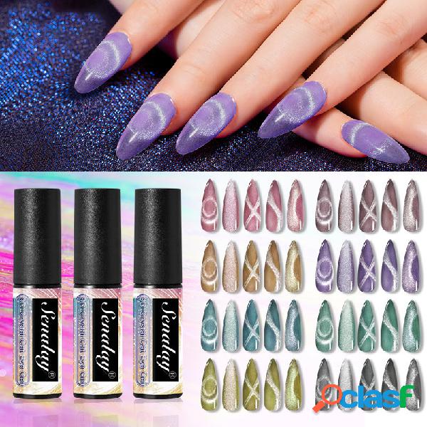 7 ml Gelo Transparente Olho de Gato Unhas Gel Gelo Chá Cor