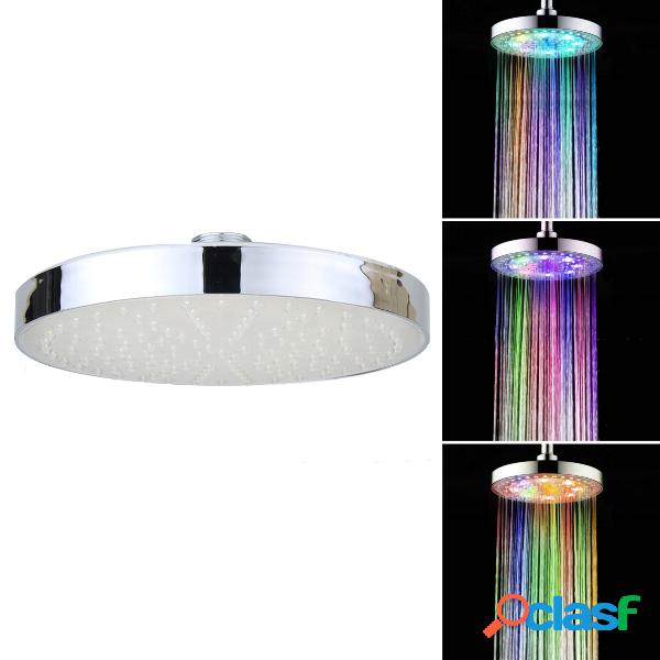 8 '' Cor redonda Changing LED Shower Head All-Chrome 7