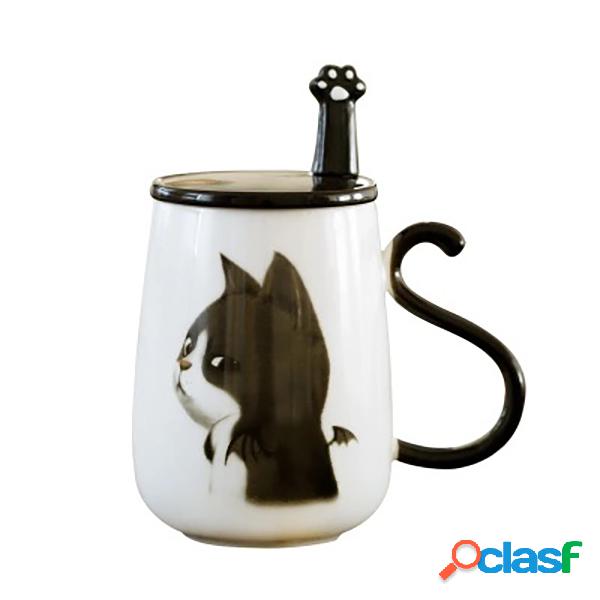 Cat Cerâmico Copo Casal Copo Copo de leite Caneca Grande