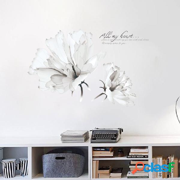 Forma de flor Removível Home Decor Art vinil adesivo de