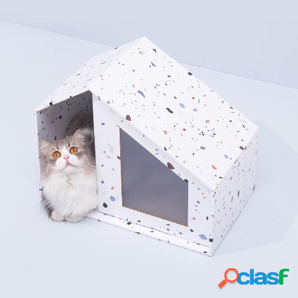 Furrytail Little House Gato Scratch Board Substituível