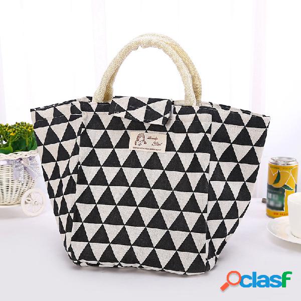 Geometria Almoço Bolsa Recipiente de alimento Bolsa