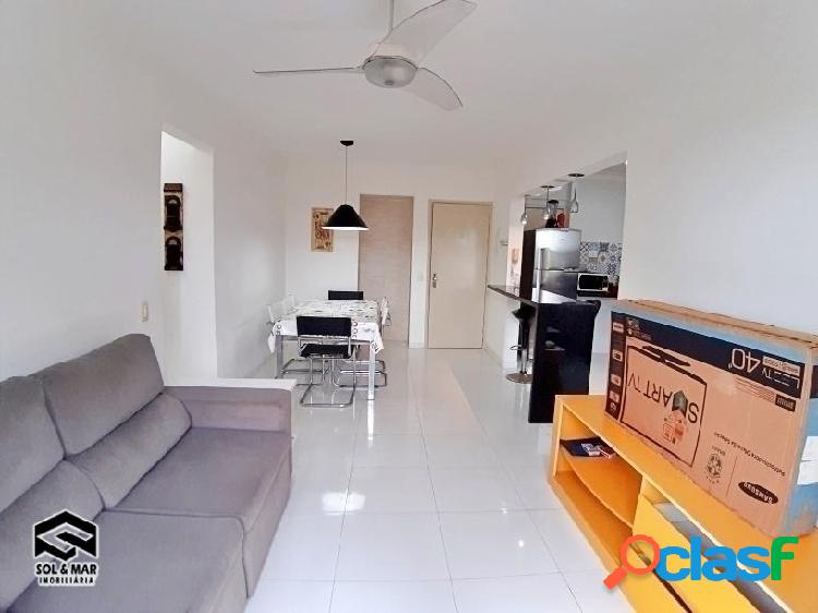 LINDO APARTAMENTO REFORMADO, LADO PRAIA, SACADA VISTA LIVRE!