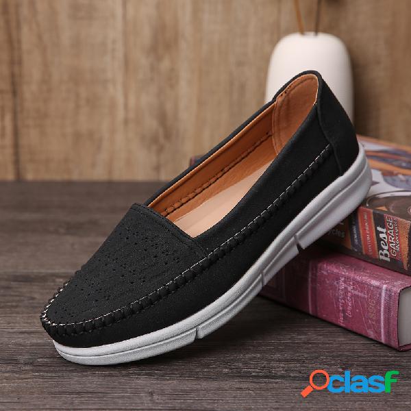 LOSTISY Costura artesanal Soft Sole Casual Daily Women Flats