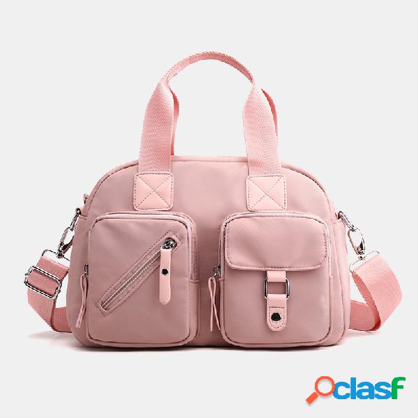 Mulheres Nylon Sacos de crossbody multi-slot resistentes à
