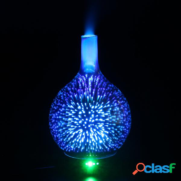 O umidificador de vidro 3D do fogo-de-artifício do metal