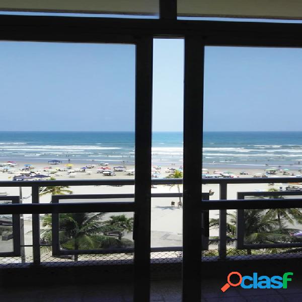 PRAIA GRANDE -APARTAMENTO SUPER AMPLO FRONTAL MAR - 2 DS