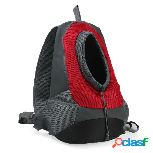 Pano de Oxford Malha Respirável Pet Mochila Cão Portátil