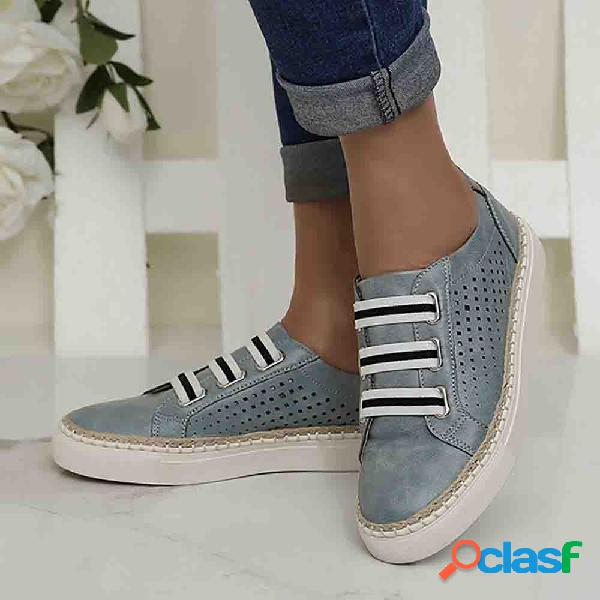 Plus Tamanho Mulheres Comfy Oco Elástico Banda Casual