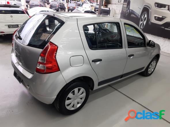 RENAULT SANDERO EXPRESSION HI-FLEX 1.0 16V 5P PRATA 2013 1.0