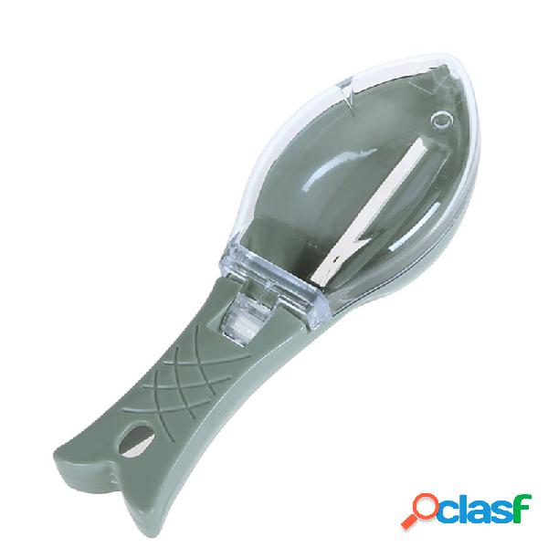 Raspador Manual de Escama de Peixe com Tampa
