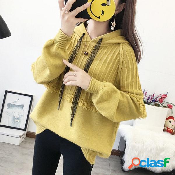 Season New Hurricane Student Hooded Loose Hooded Sweater