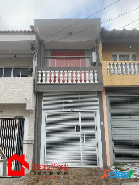 Sobrado 84 m² No Jardim Maria Luiza em Taboão da Serra