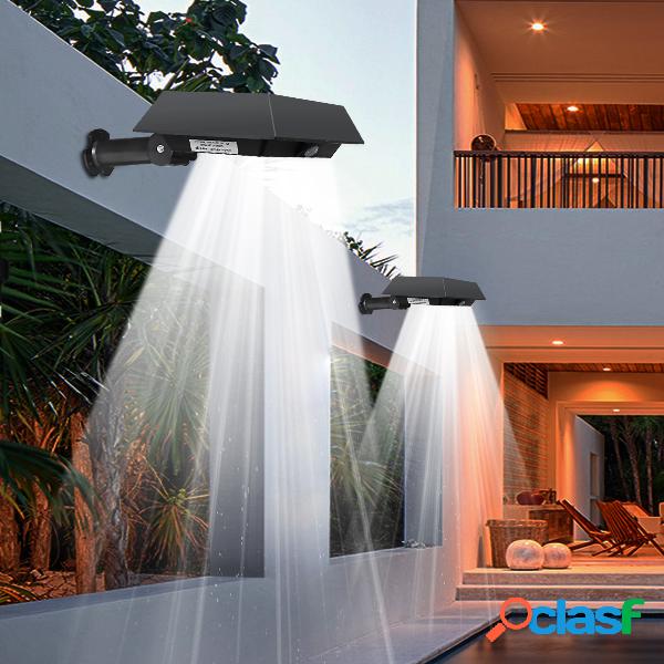 Solar 30 LED PIR Motion Sensor Outdoor Yard Gutter Garden