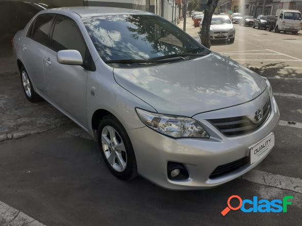 TOYOTA COROLLA GLI 1.8 FLEX 16V AUT. PRATA 2013 1.8 FLEX