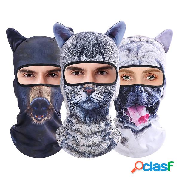 Unisex Ciclismo Bicicleta Esqui Máscara Balaclava Animal 3D