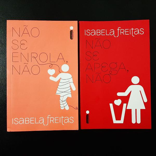 2 livros "não se apega, nao" e "não se enrola, não"