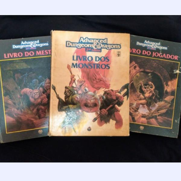 3 livros RPG dungeons e dragons ad&amp;d