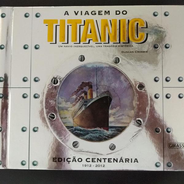A Viagem do Titanic Livro pop up Lindo