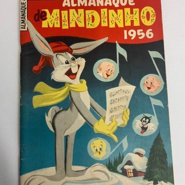 Almanaque De Mindinho 1956 Em Muito Bom Estado Raridade