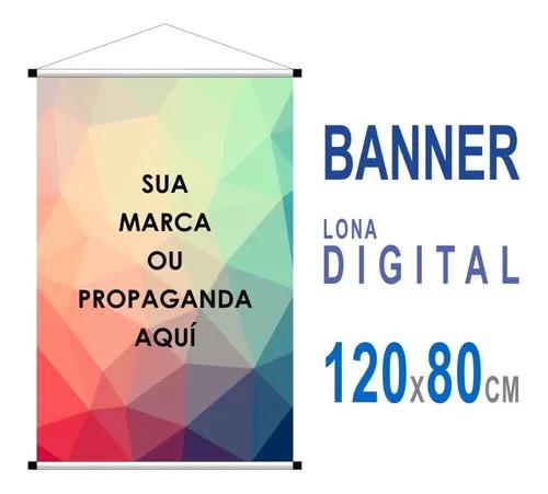 Banner Impressão Digital 120x80cm