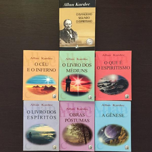 COLEÇÃO Obras de Allan Kardec (7 Volumes)