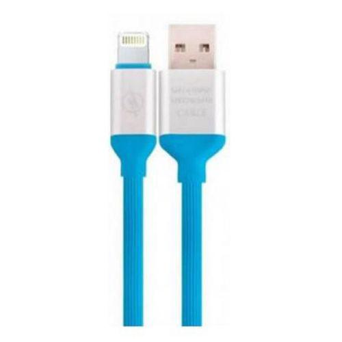 Cabo USB Para IPhone Lys 5\/6\/7 1,20m M-1173 - Azul