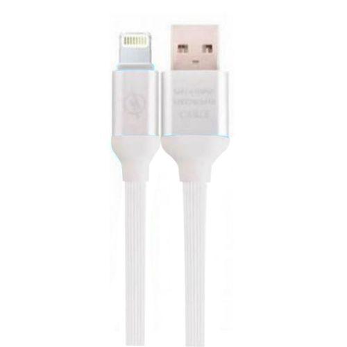 Cabo USB Para IPhone Lys 5\/6\/7 1,20m M-1173 - Branco