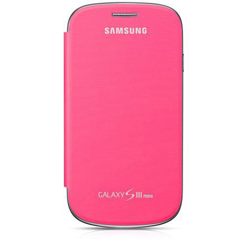 Capa Para Celular Samsung Flip Cover Galaxy S3 Mini, Pink