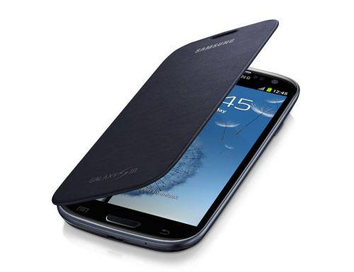 Capa Para Celular Samsung Flip Cover Galaxy S3 Mini, Preta