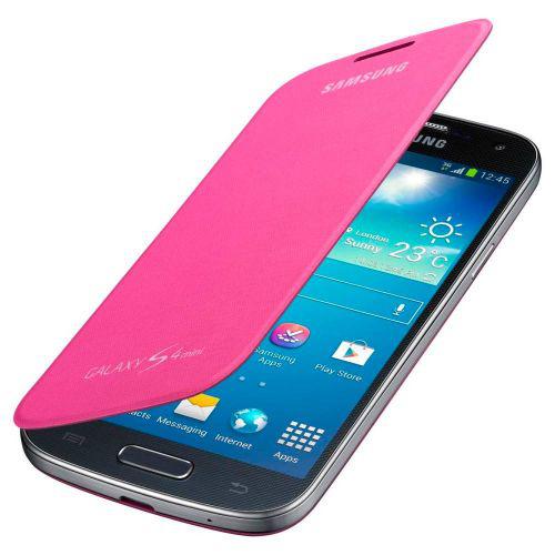 Capa Para Celular Samsung Flip Cover Galaxy S4 Mini, Pink
