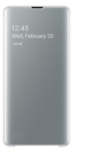 Capa Protetora Samsung Galaxy S10 Clear View Branco