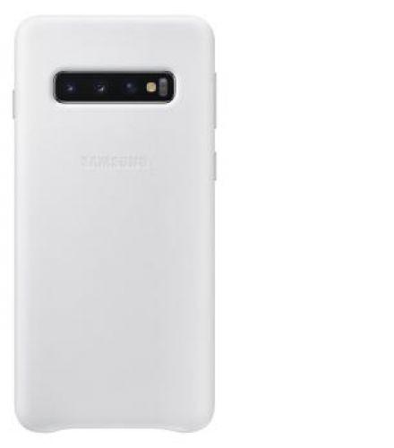 Capa Protetora Samsung Galaxy S10 Couro Branco