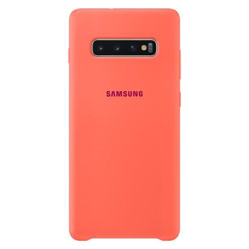 Capa Protetora Samsung Galaxy S10+ Silicone Rosa