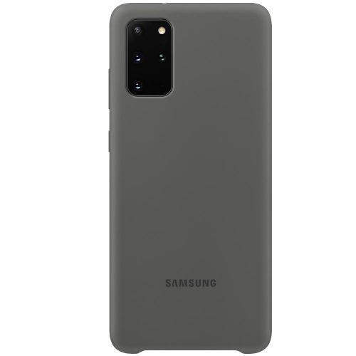 Capa Protetora Silicone Cinza Samsung Galaxy S20 Plus