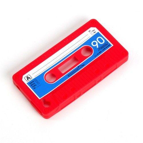 Capinha Case P\/ Celular Cassete Vermelha
