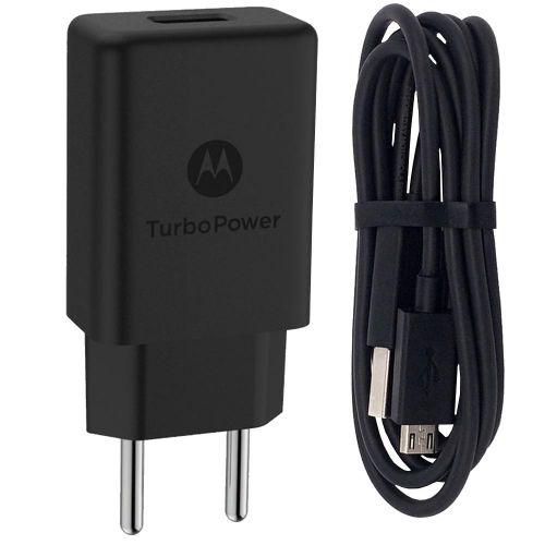 Carregador de Parede Motorola\u00a0Turbo Power USB Micro