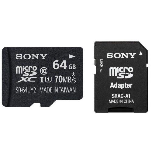 Cart\u00e3o de Mem\u00f3ria Micro SDXC Sony 64GB 4K Classe