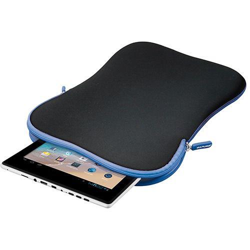 Case Multilaser Neoprene Para Tablet 10 - Preto\/azul -