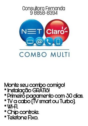 Combo Internet De Fibra Net Claro - Instalação Grátis!